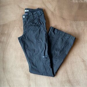 Garage Black Flare Cargo Pant